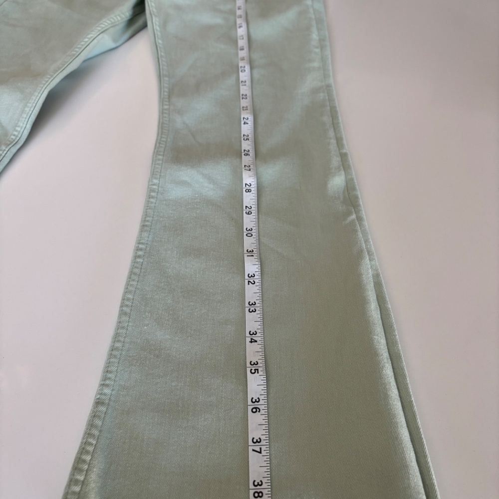 Rag & Bone W 27 Mint Color Casey High-Rise Ankle-Flare Pants/Jeans Raw Hem NWT - Picture 13 of 16